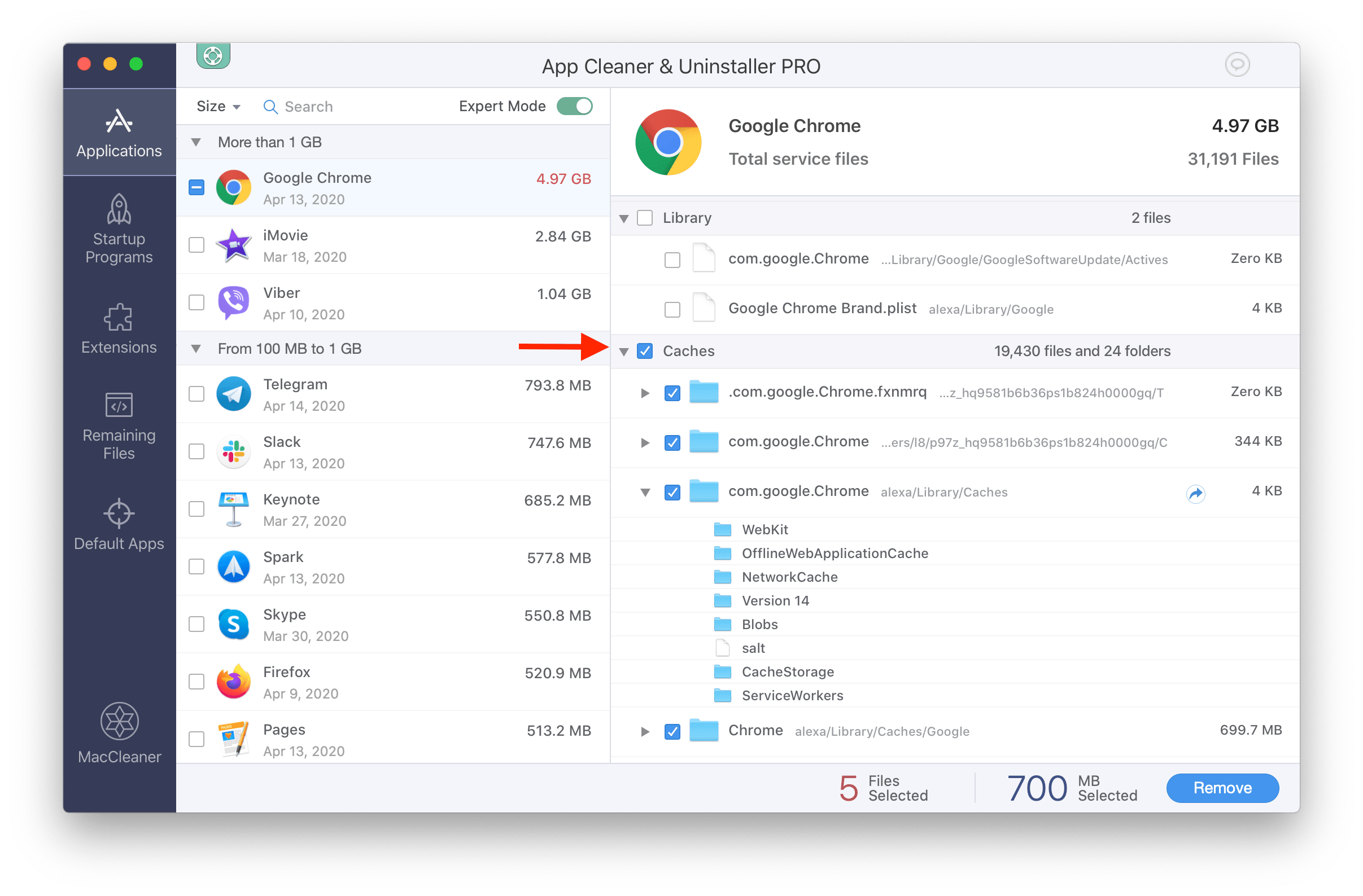 macbook pro cache cleaner