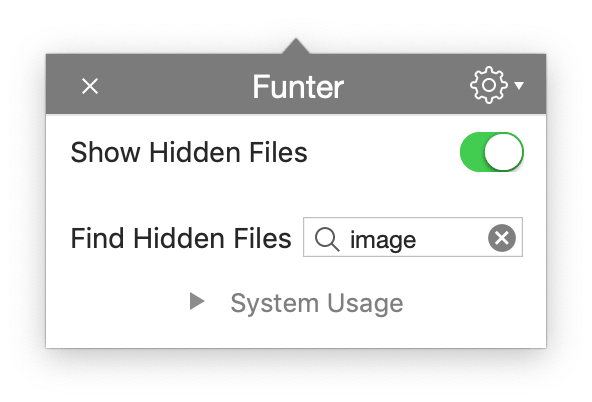 finder hidden files