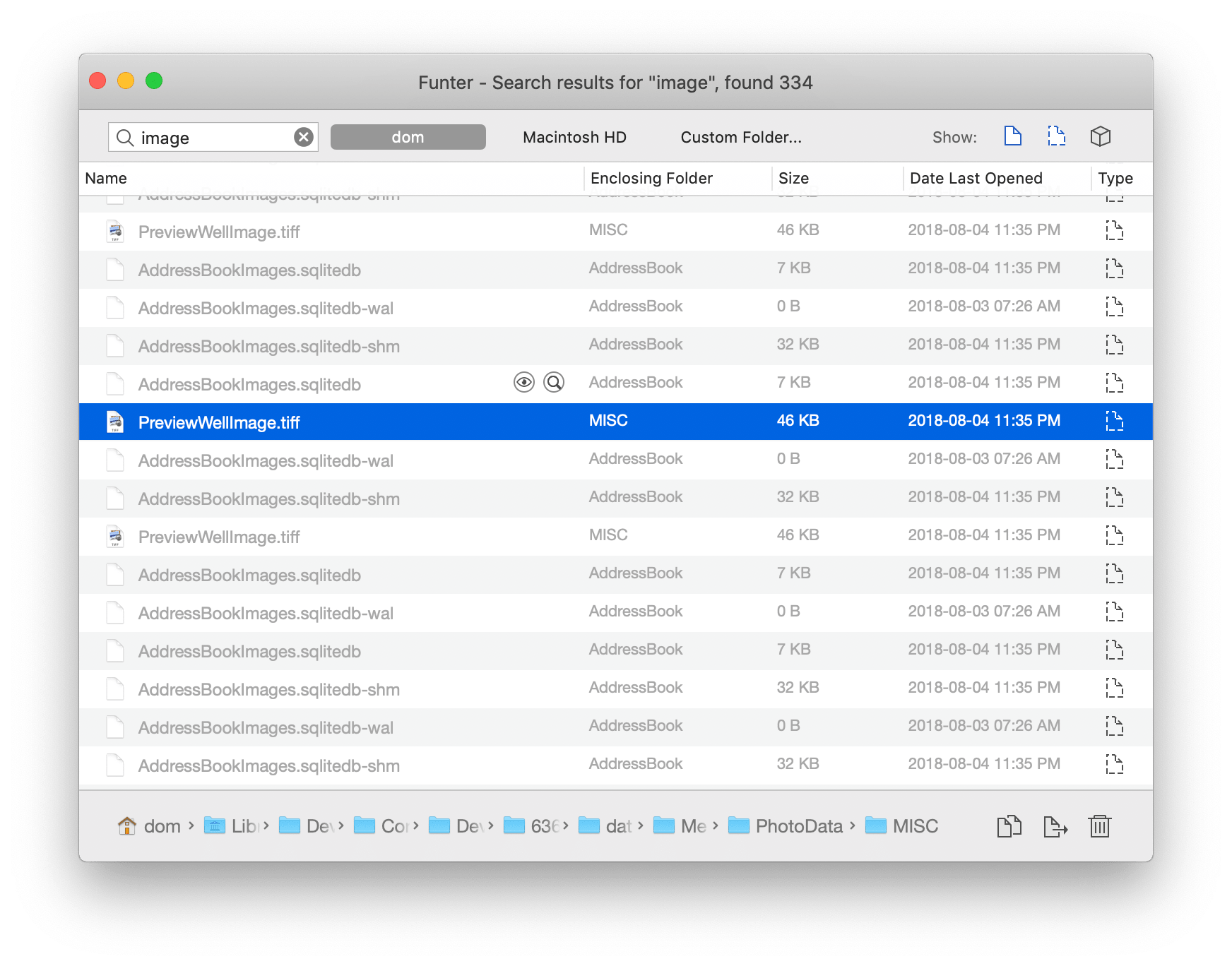 mac finder view hidden files setting