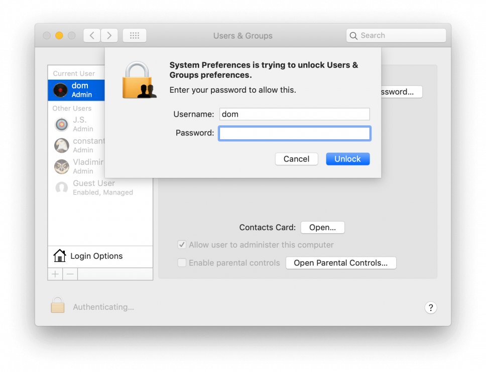 Reset Keychain Password on mac