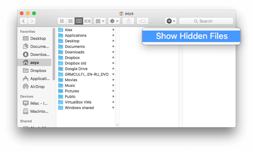 Show Hidden Files Mac Download