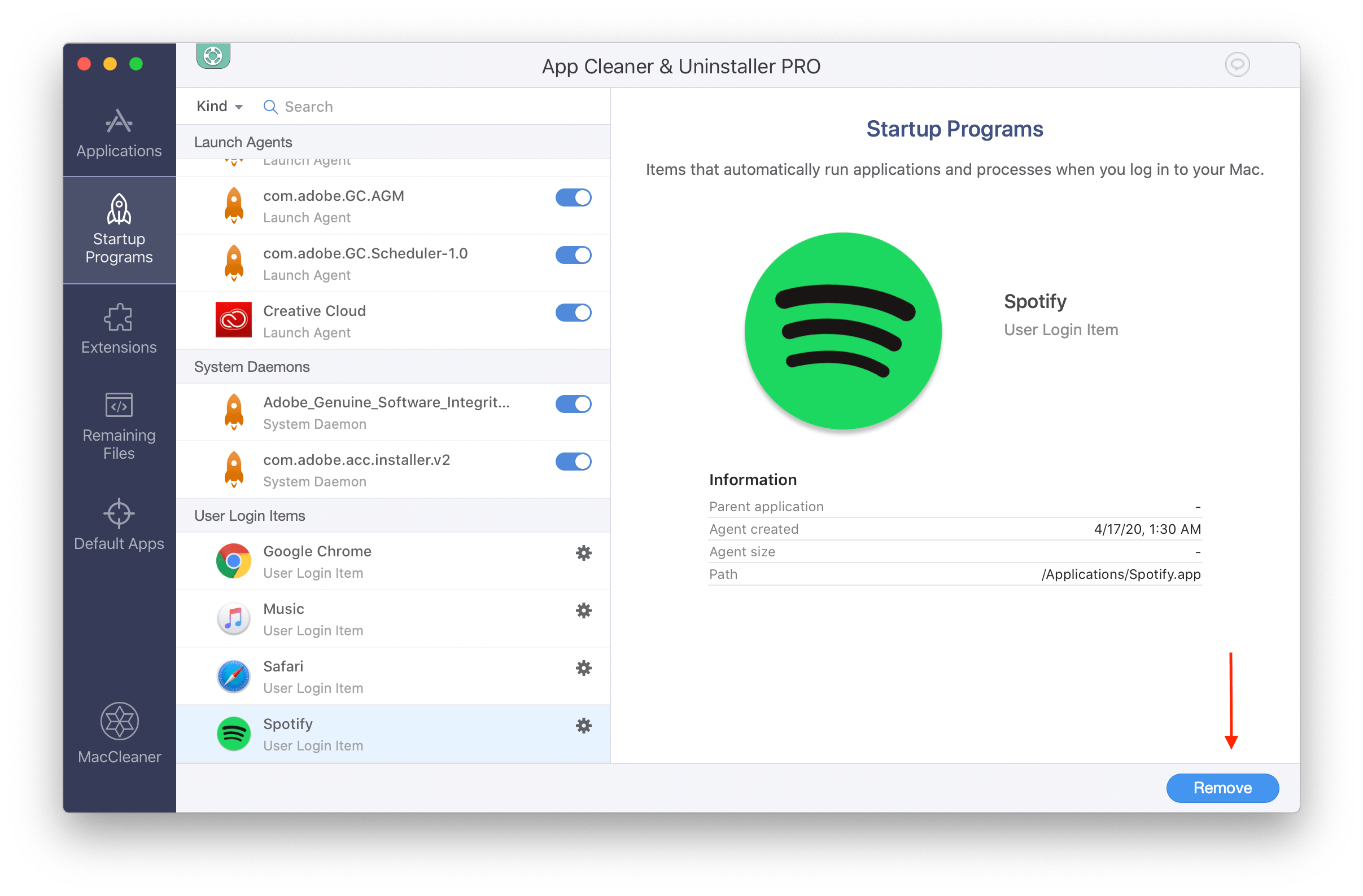 how to delete spotify account from mac
