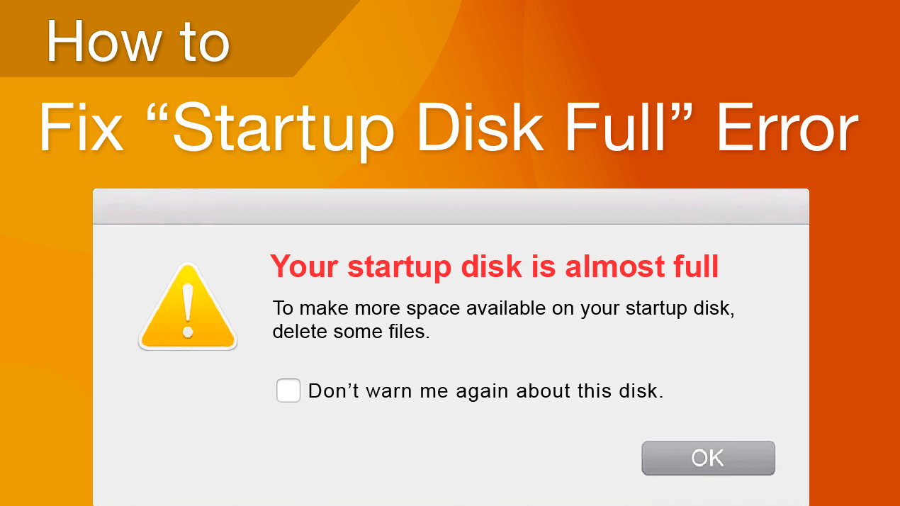 my mac says disk is full