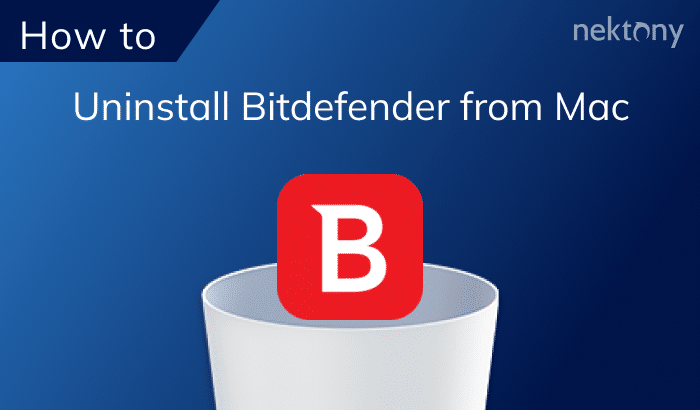 How to uninstall Bitdefender on Mac