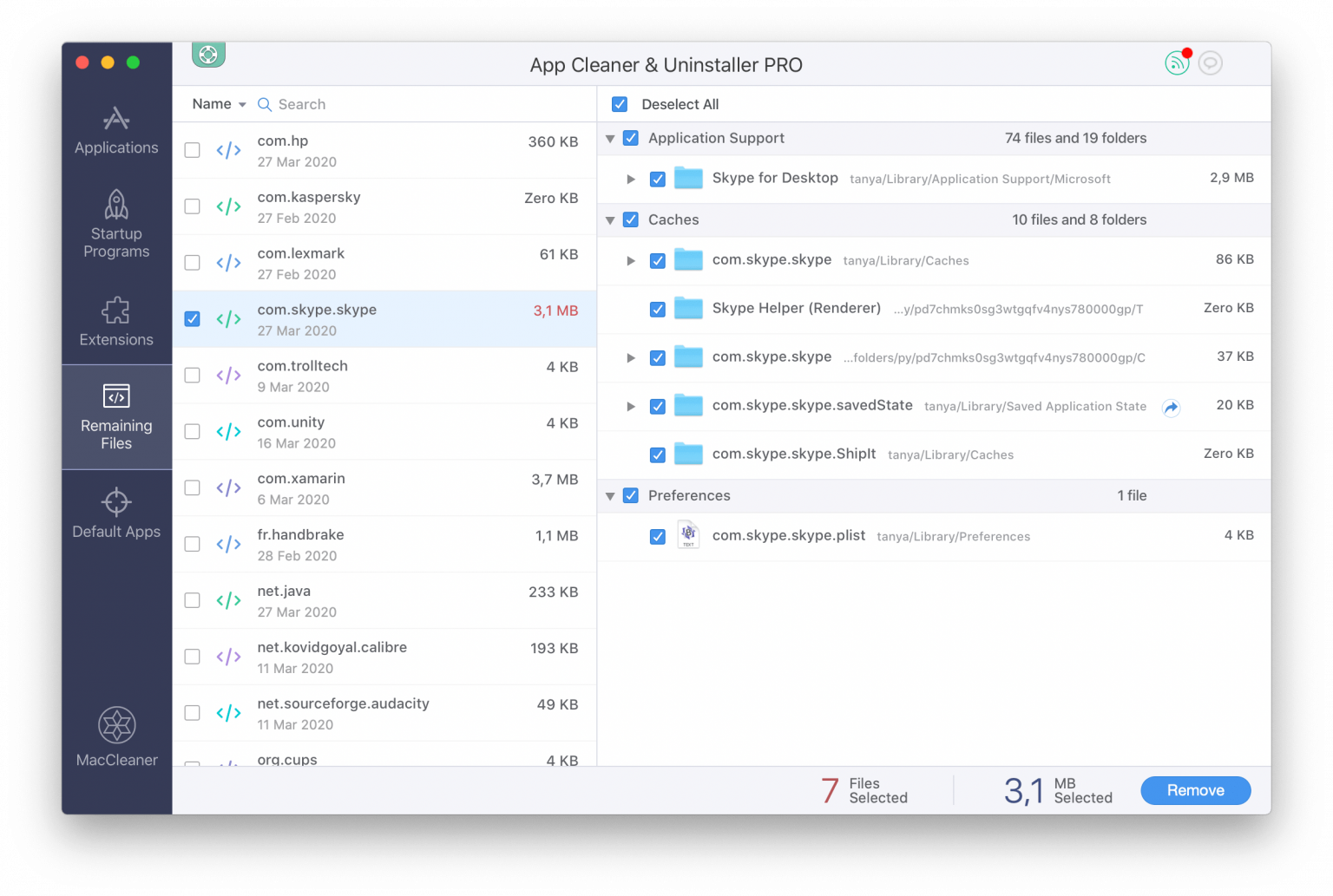 remove skype for business startup