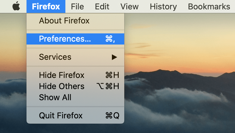 change default browser with preferences