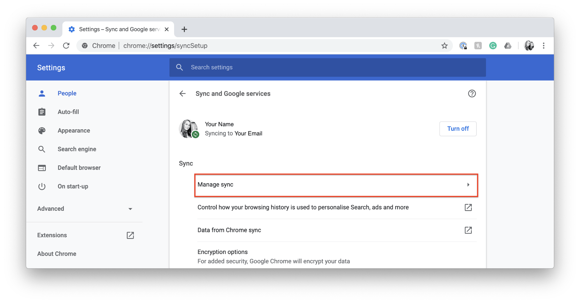 chrome for mac disable extensions