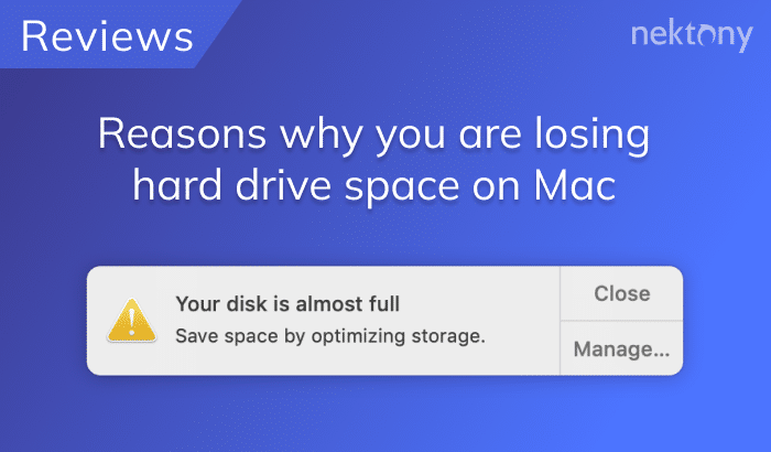 7 Reasons why you are losing Mac hard drive space