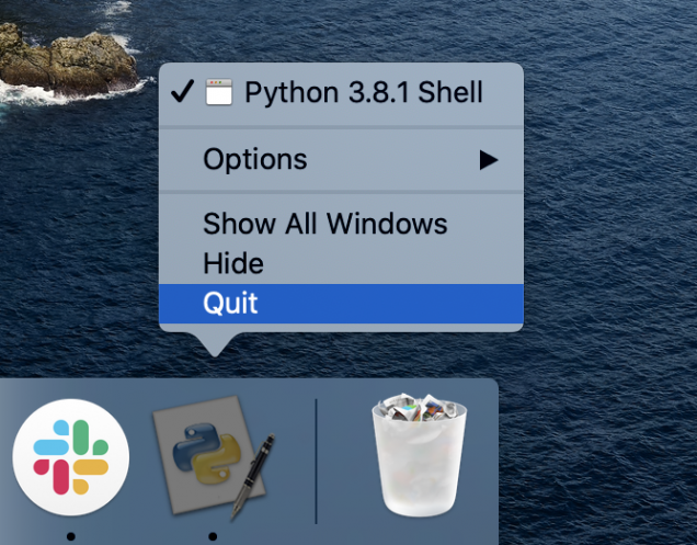 how to launch python mac