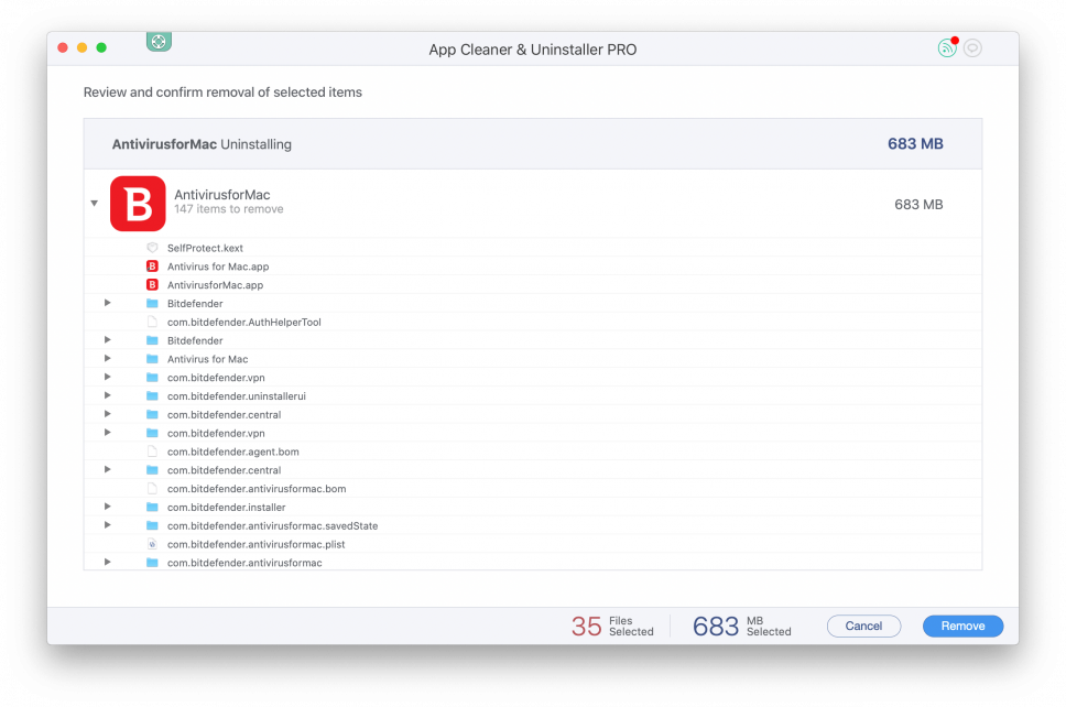 how uninstall bitdefender for mac