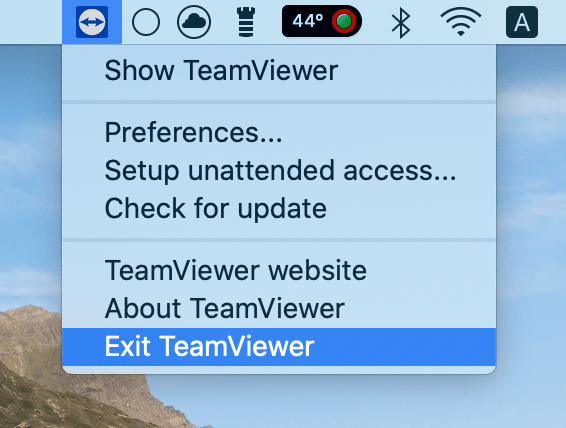 mac teamviewer uninstall