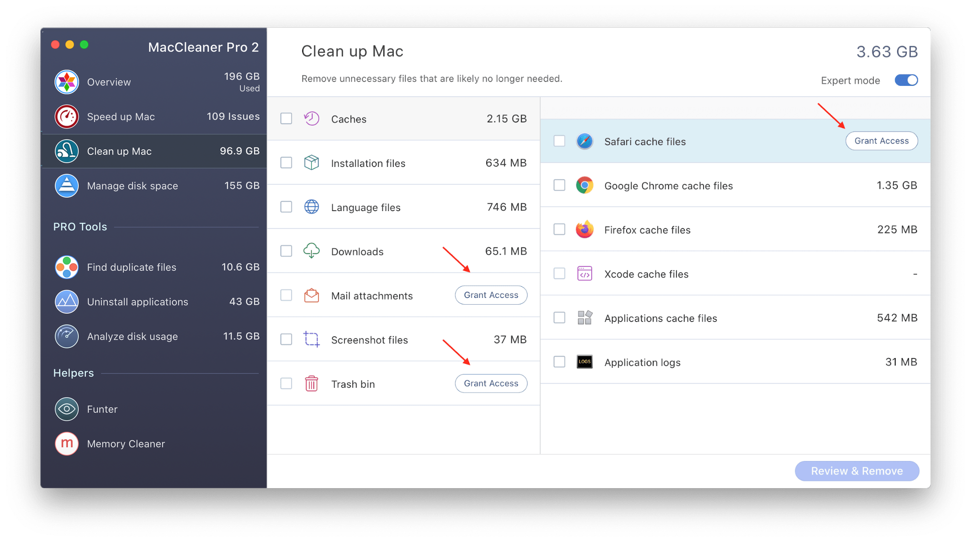 access mac disk cleaner