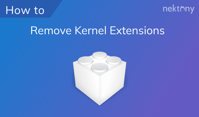 How to Uninstall Kernel Extensions