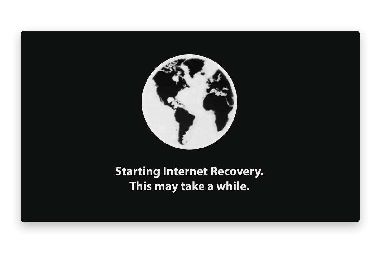 Internet recovery