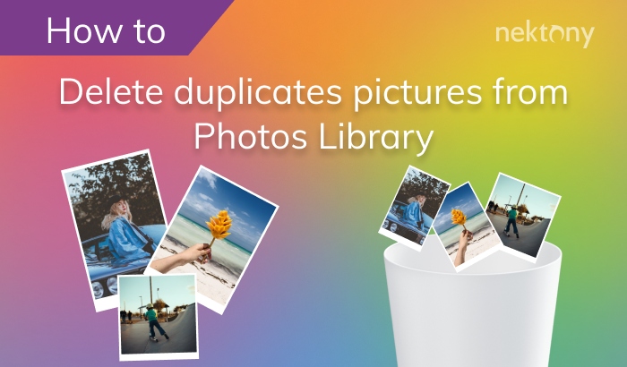 How to remove duplicate pictures from Photos Library