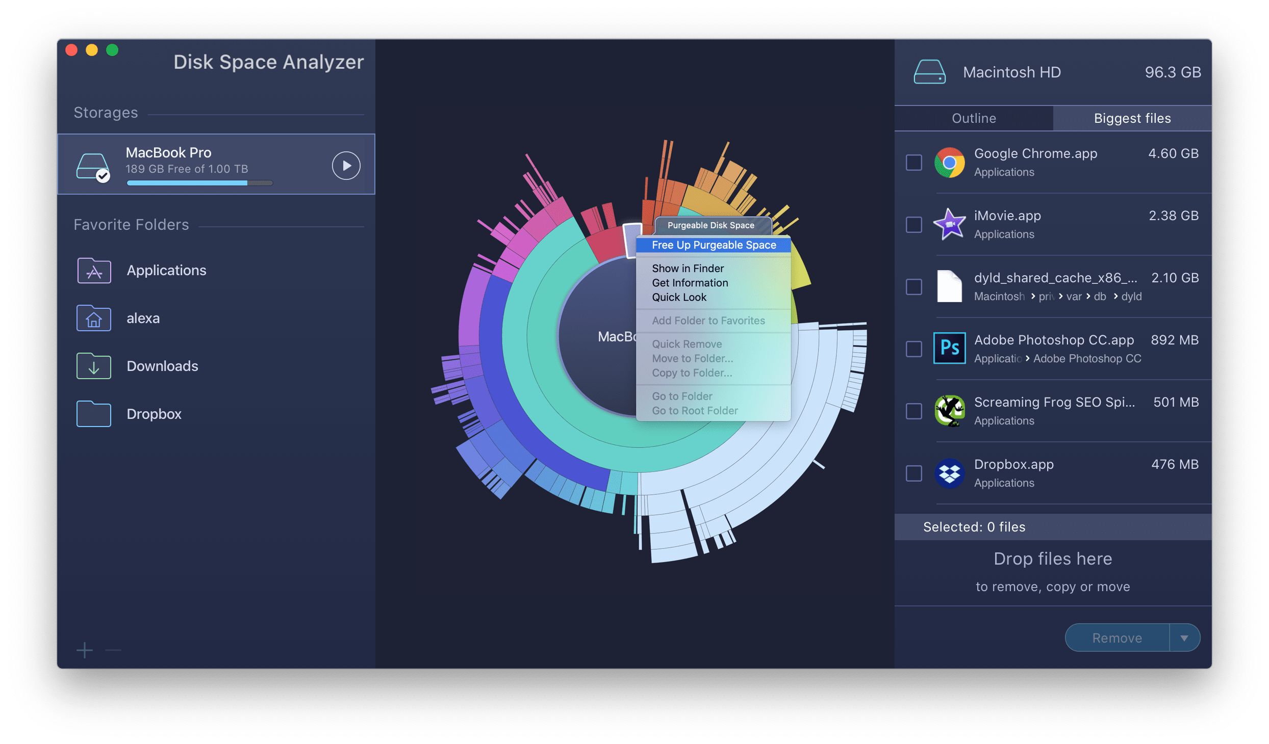 mac clean up disk space