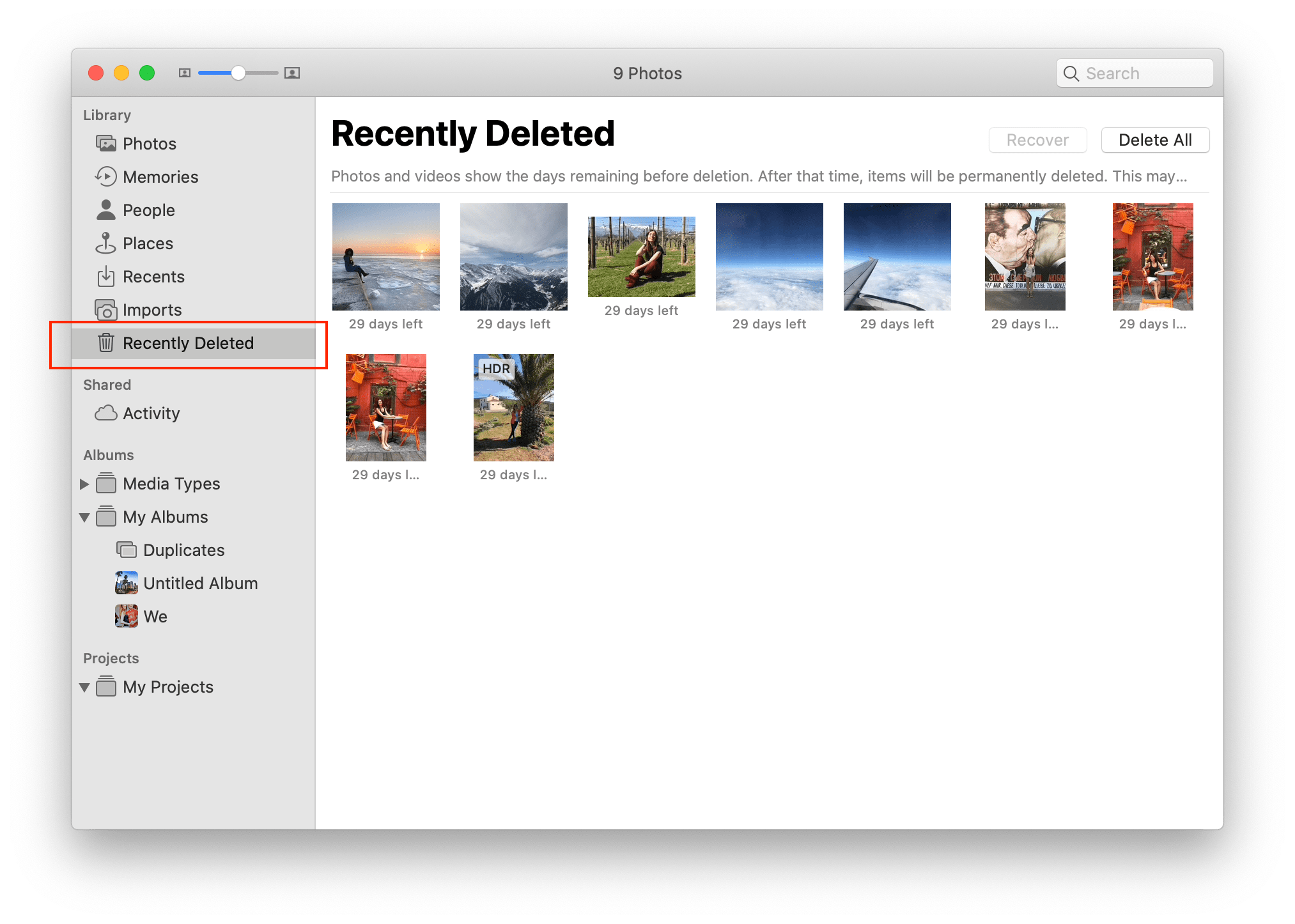 eliminate duplicates in iphoto