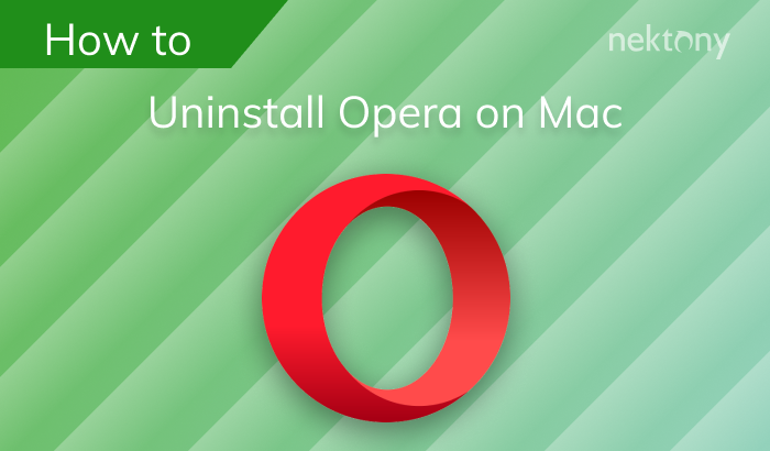 How to uninstall Opera on Mac
