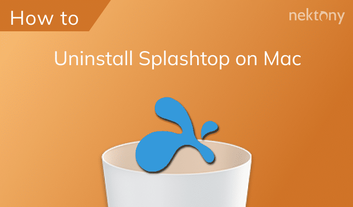 Uninstall Splashtop on Mac