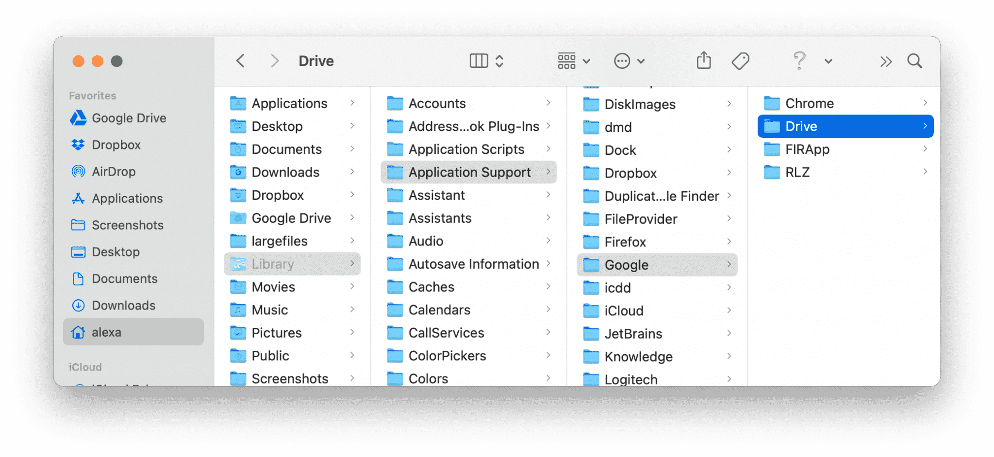remove google drive icon from desktop mac