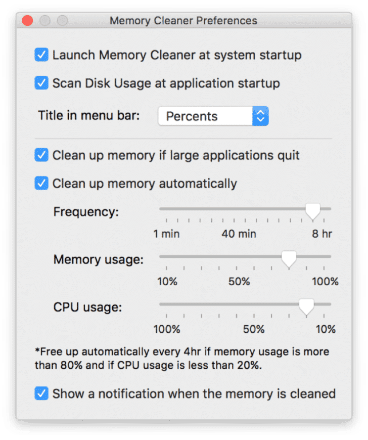 mac memory cleaner with maintenance