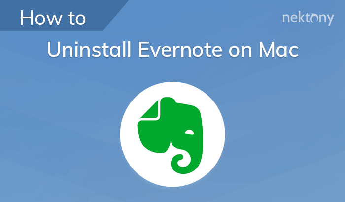 Uninstall Evernote on Mac
