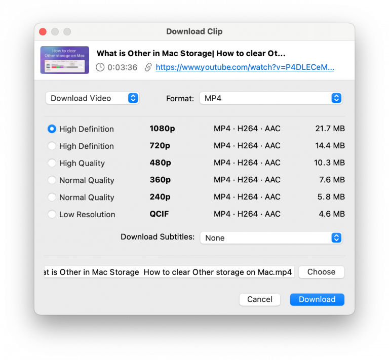 How to Download Videos from YouTube to Mac