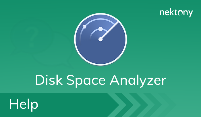 Disk Space Analyzer - Help Page