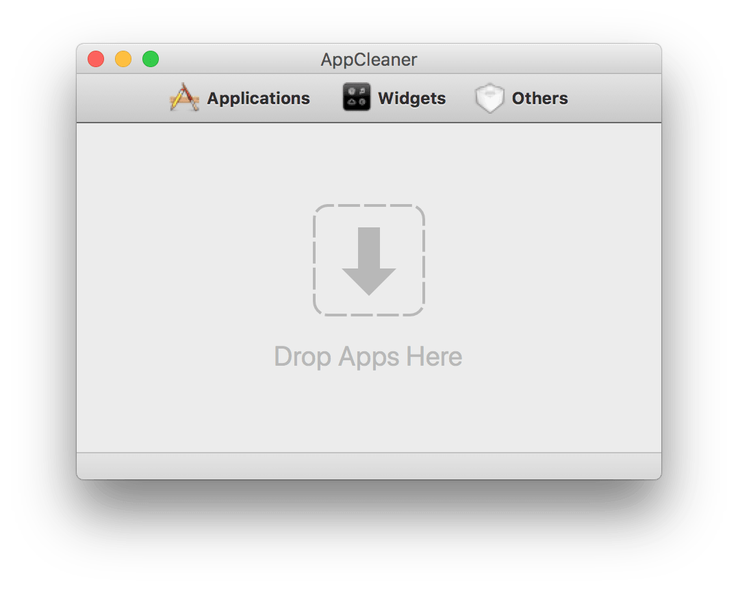 AppCleaner start window