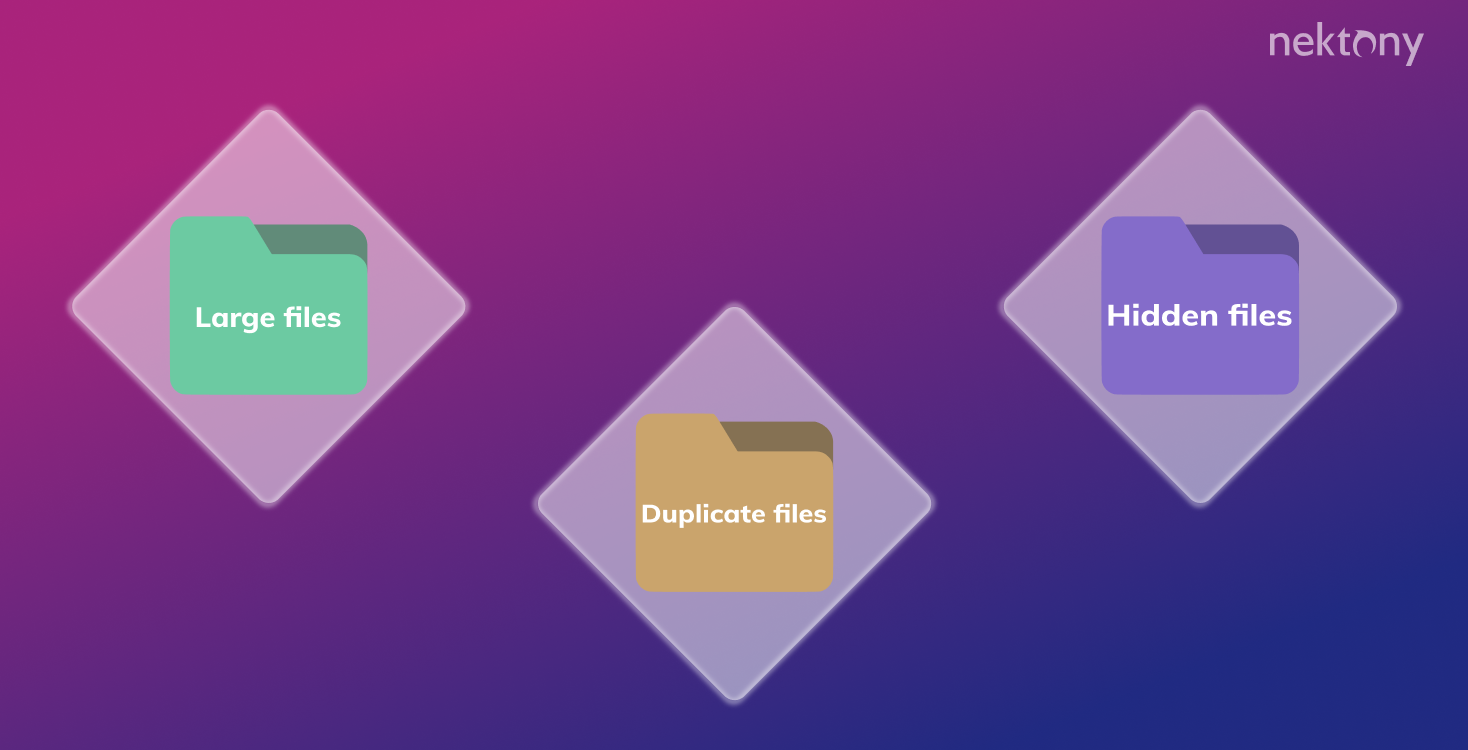 finding large and duplicate files on mac