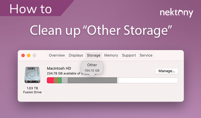 What is Other Storage on Mac