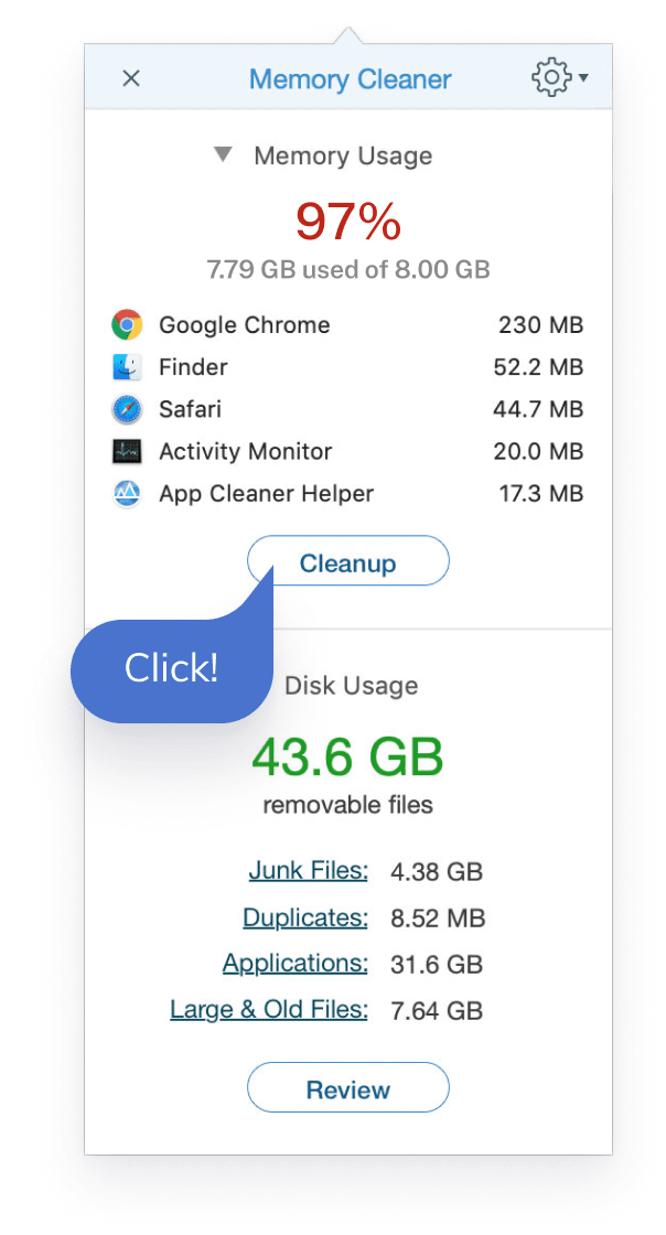 memory cleaner for mac free