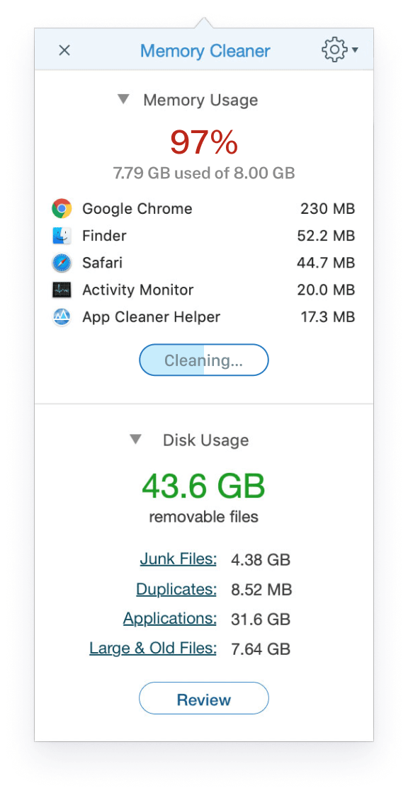 memory cleaner for mac