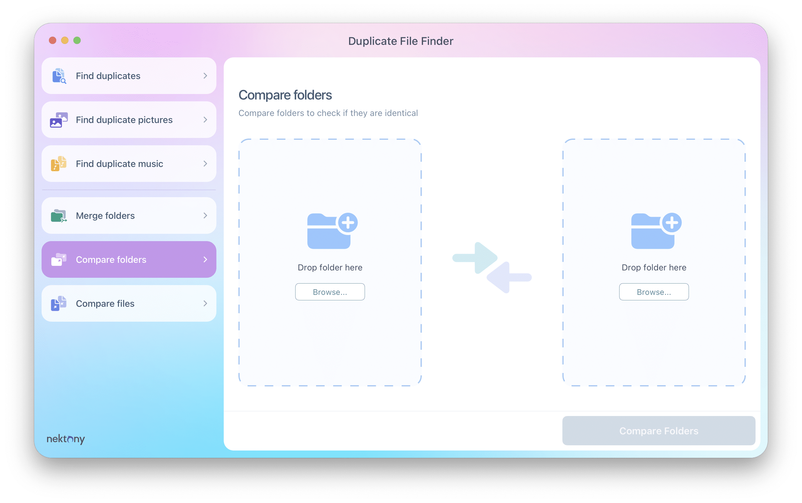 mac folder comparison