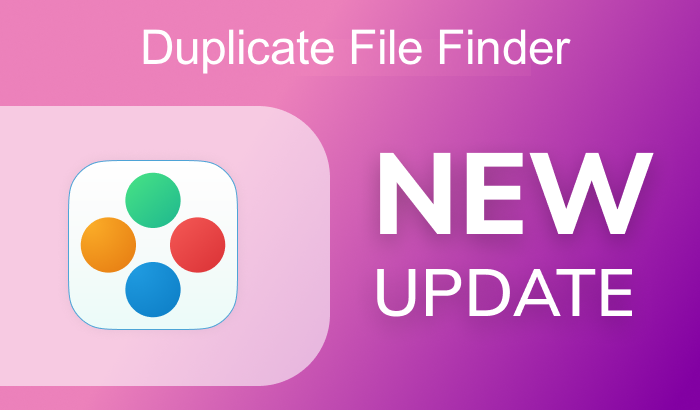 Duplicate File Finder gets a new update
