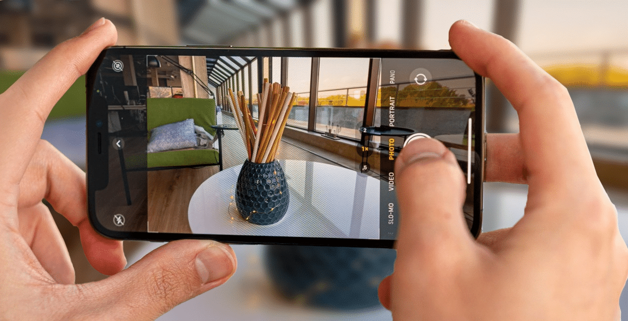 How to take great photos on iPhone taking a photo on iPhone