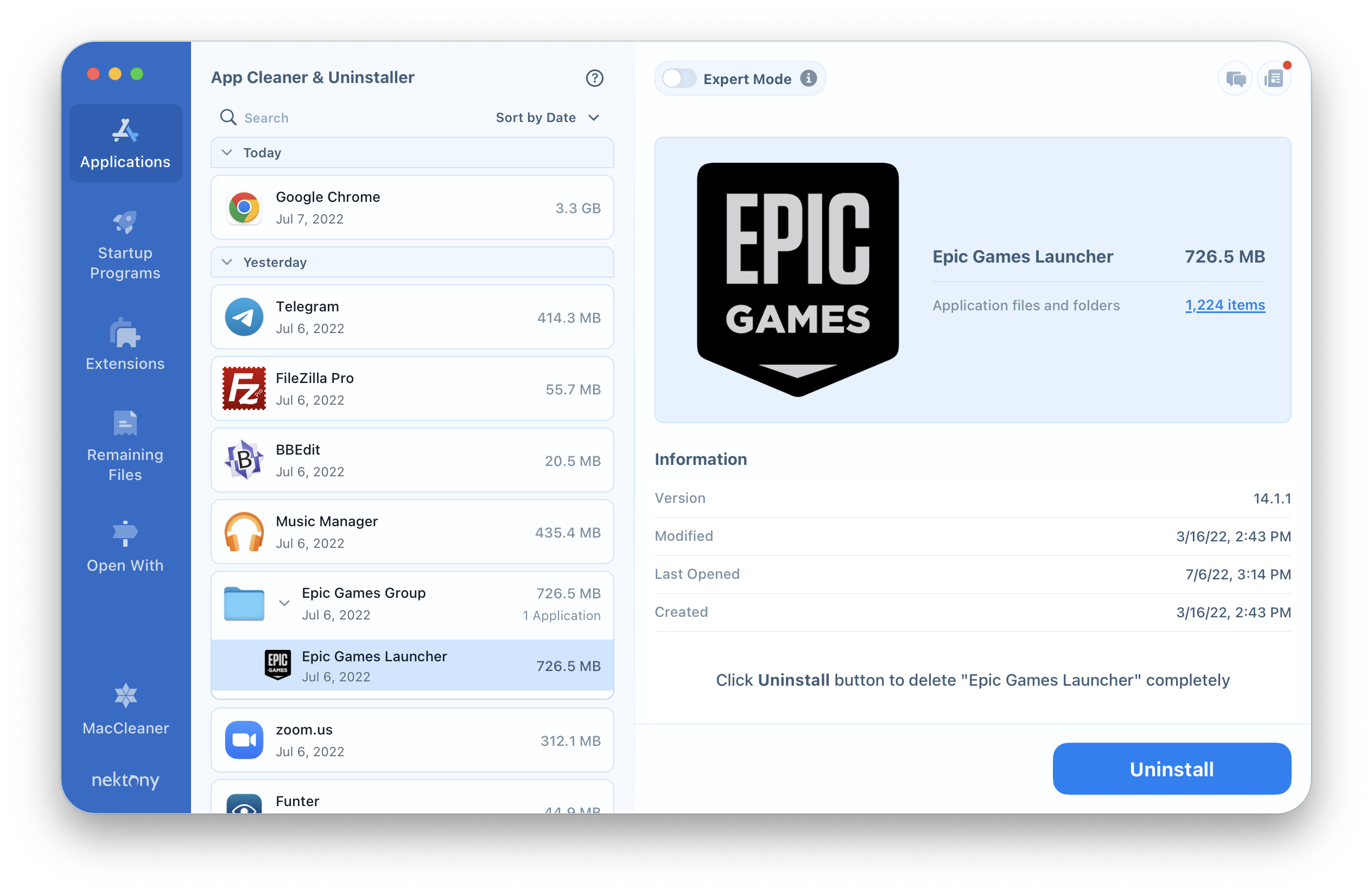 Como desinstalar o Epic Games launcher