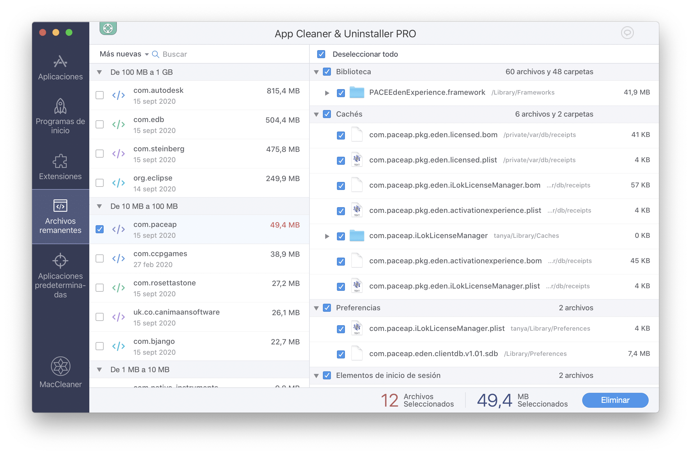 app cleaner leftovers