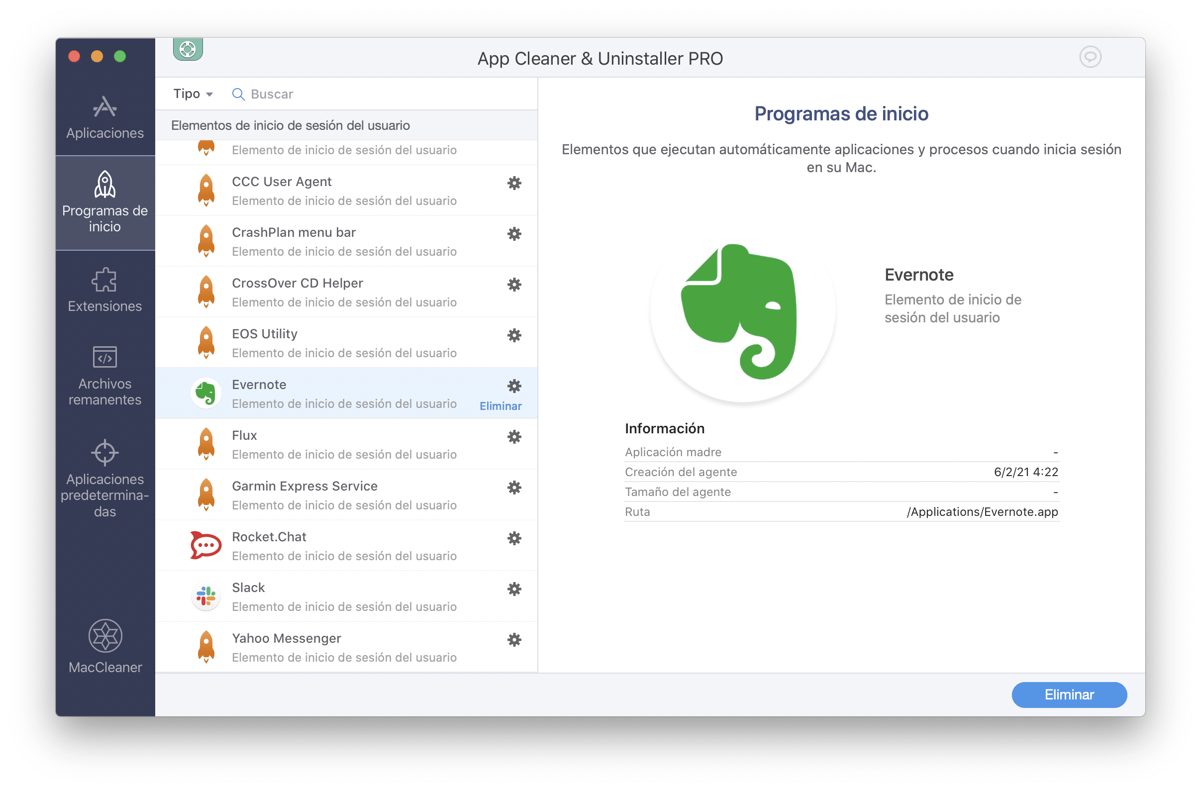 app cleaner startup programms