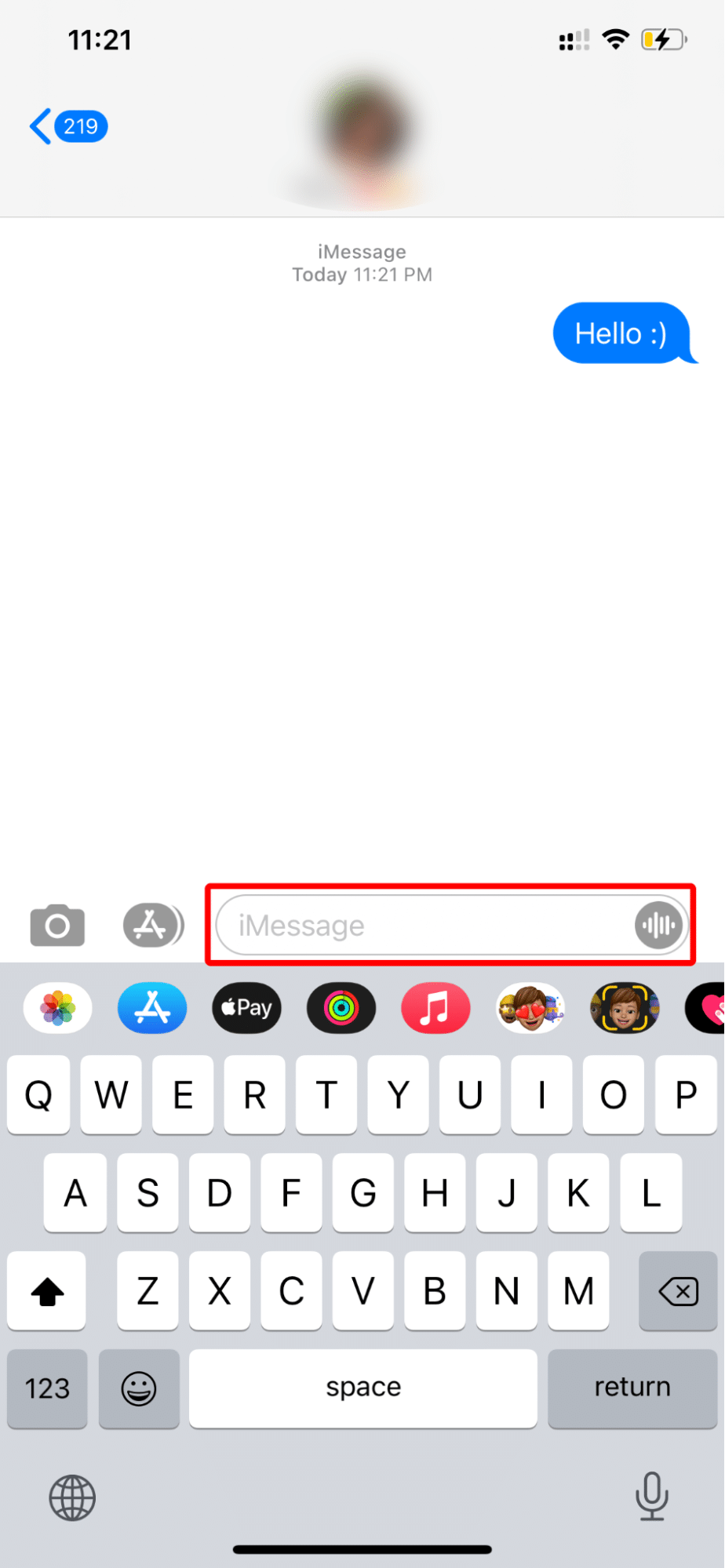 How to check if you are sending iMessage