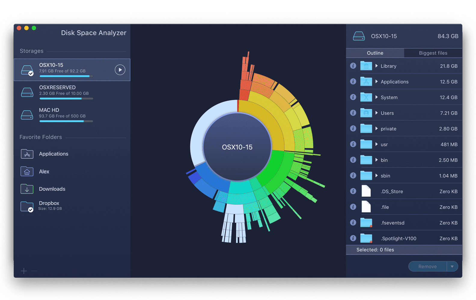 clean disk space mac