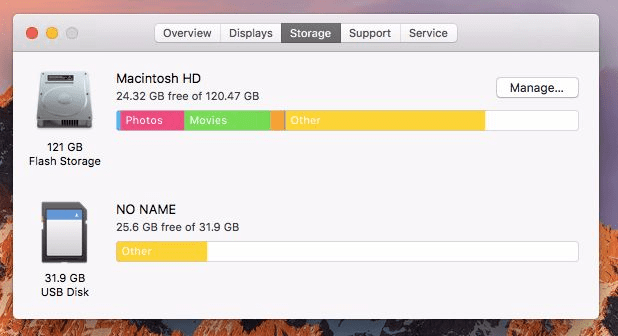 cleanup hard disk mac