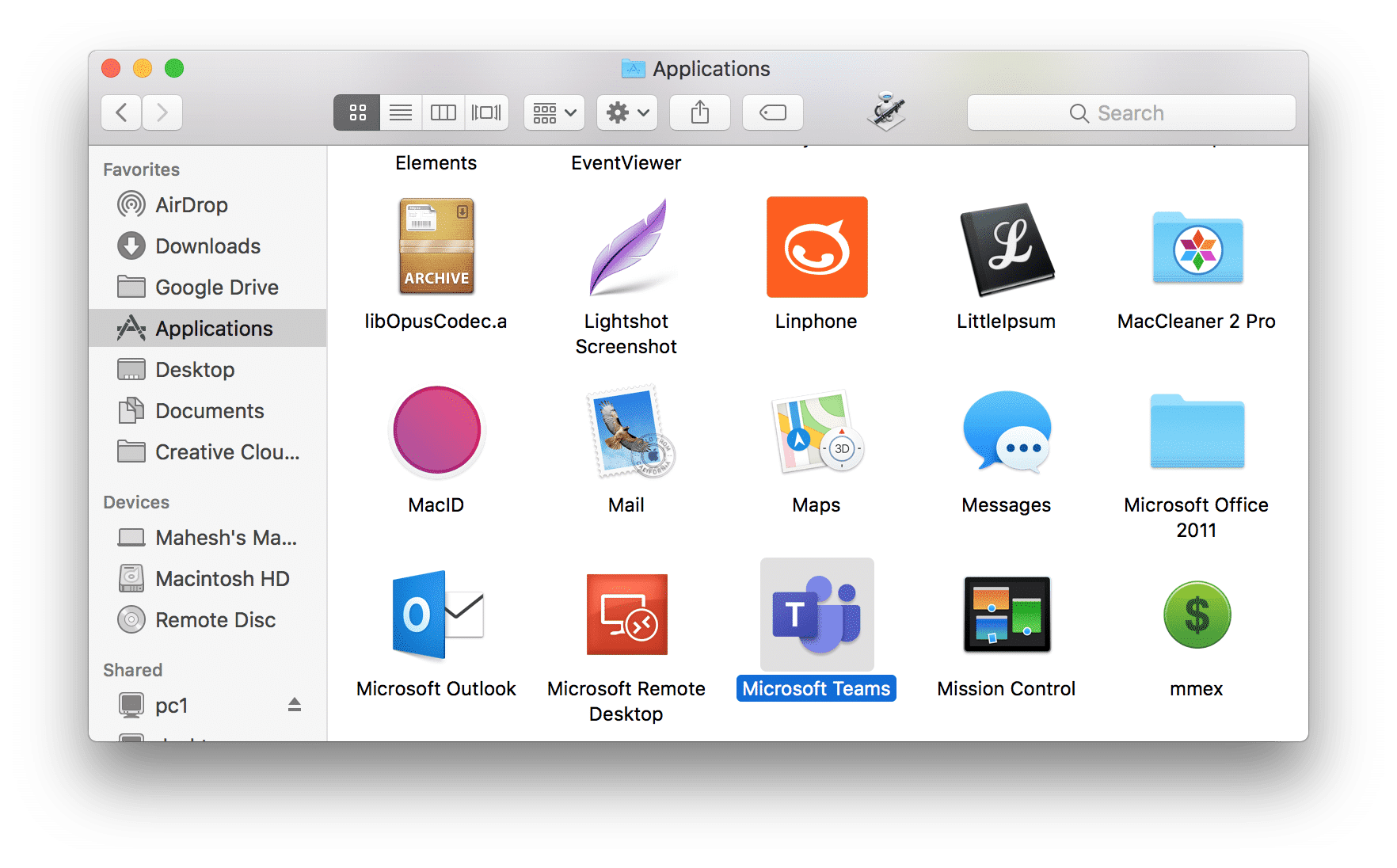 uninstall apps on mac