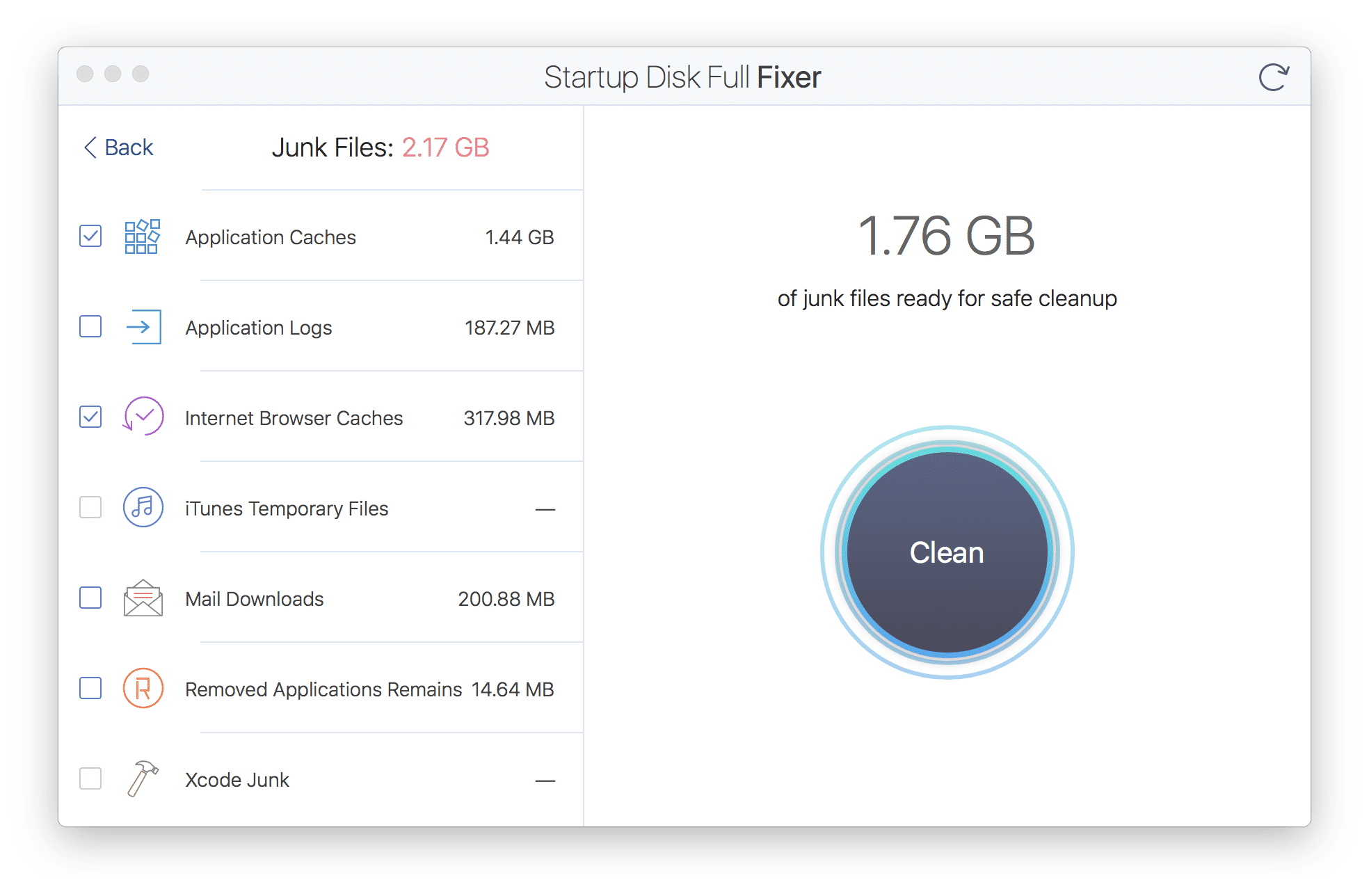 startup disk full mac