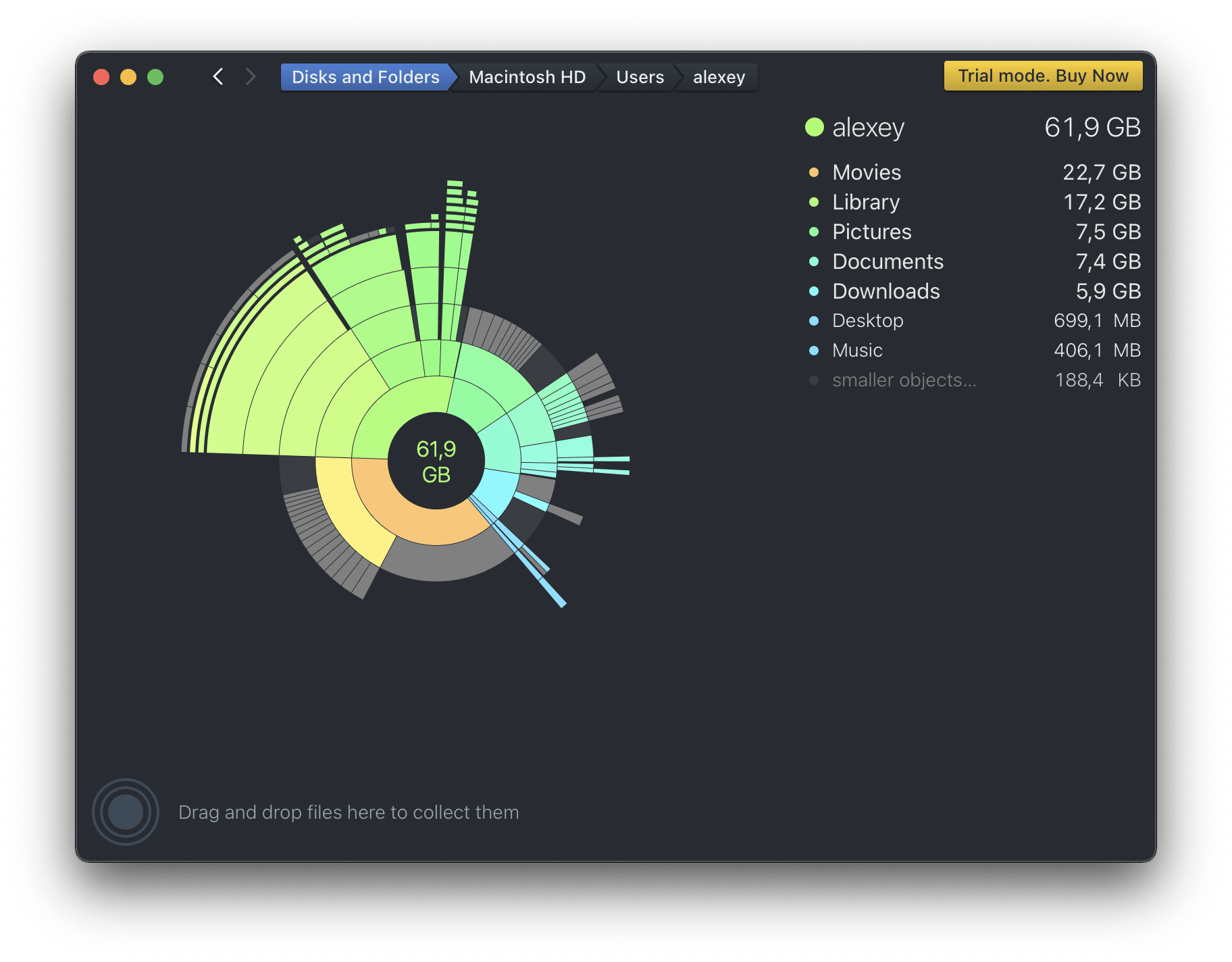 DaisyDisk start window