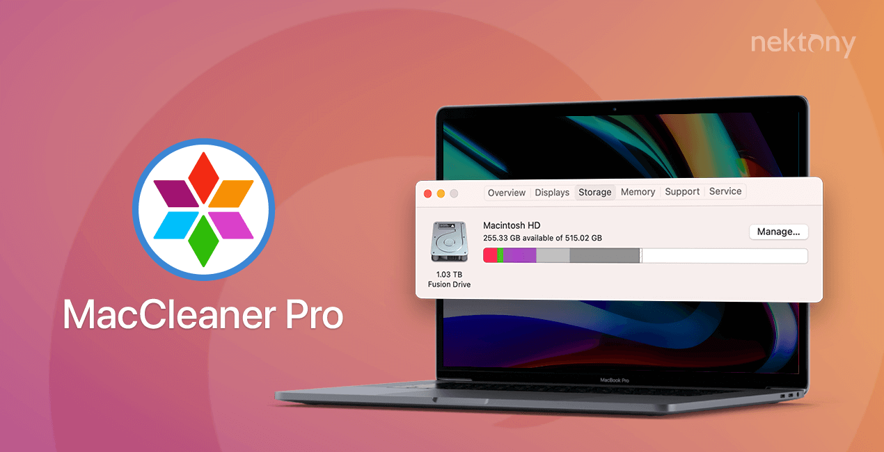 clean up storage on Mac with
MacCleaner Pro