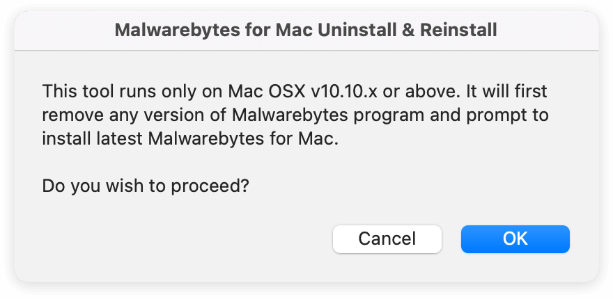 uninstall malwarebytes mac os x