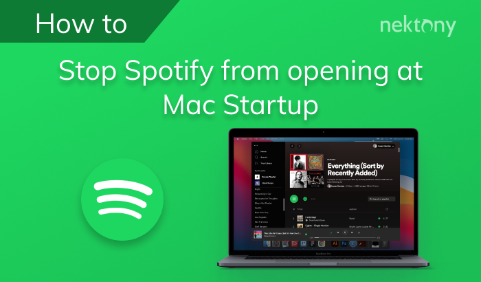 How to stop Spotify from opening at Mac startup
