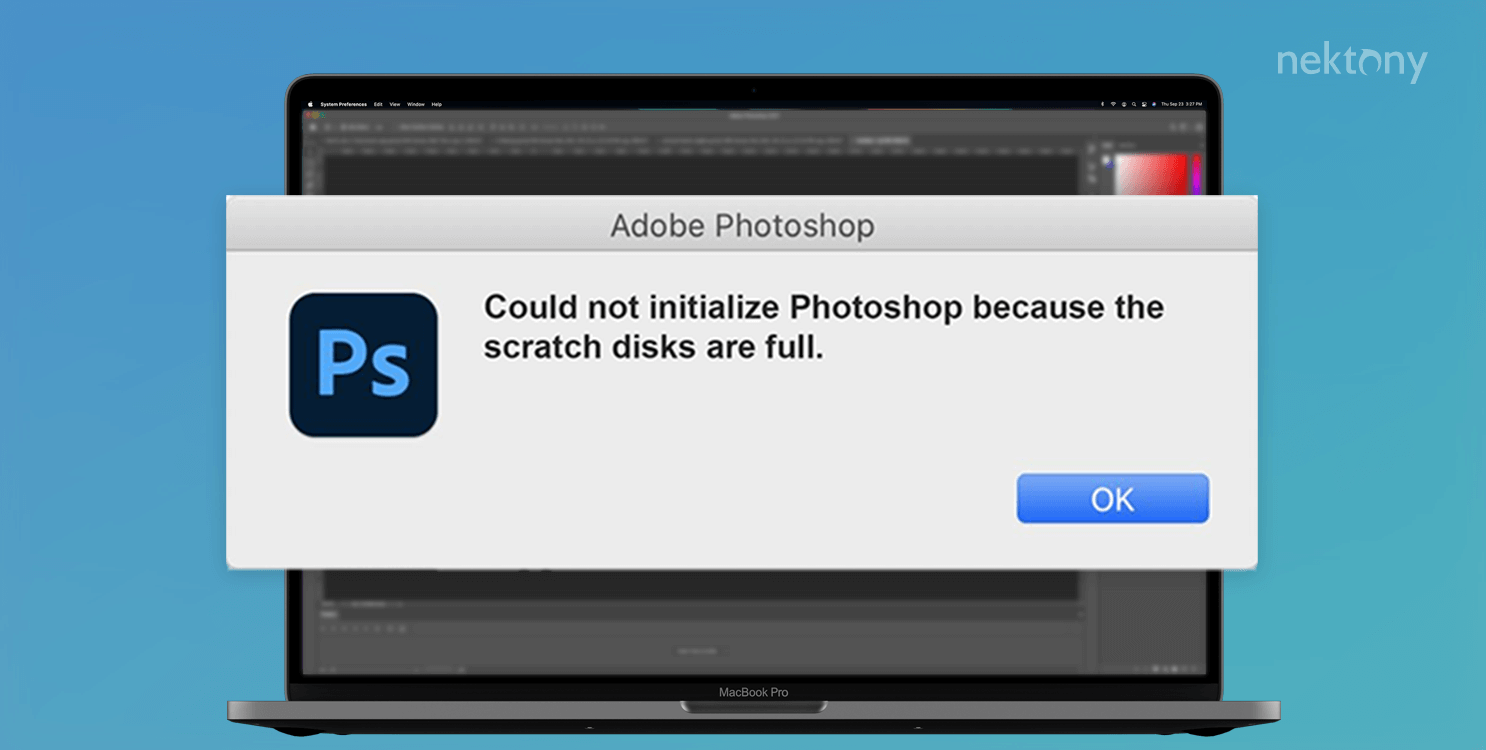 photoshop scratch disk full mac