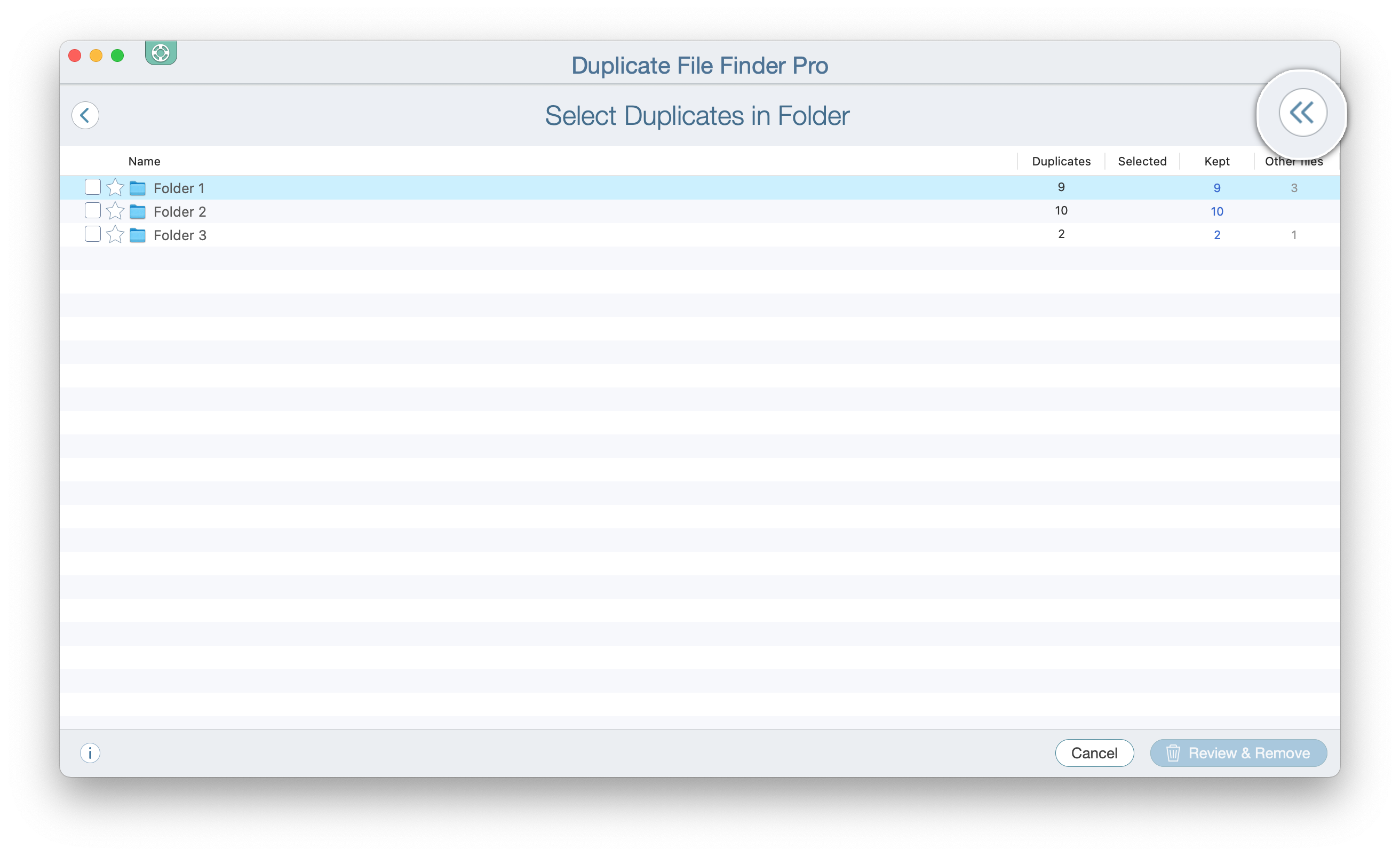 duplicate files in folders on mac